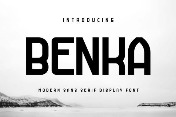 Benka Modern Sans Display Font: Bold Meets Elegant