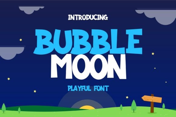 Bubble Moon: A Whimsical Font for Creative Projects