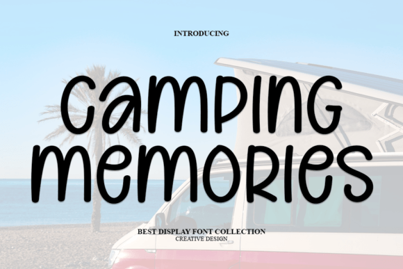 Camping Memories: A Modern Display Font for Creative Design