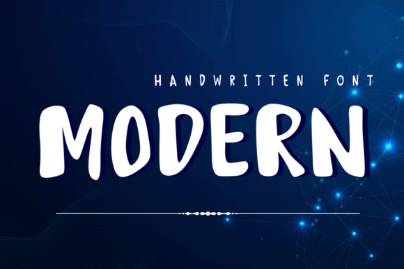 Modern: A Quirky Display Font for Creative Projects