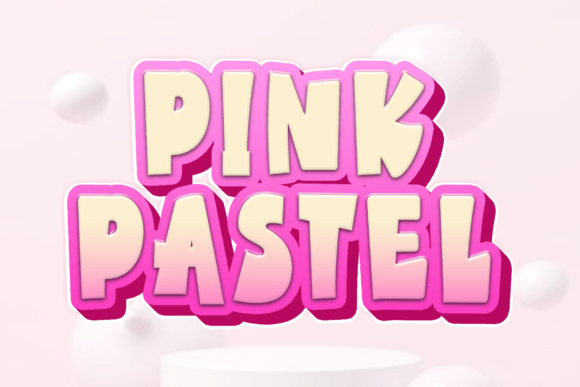Pink Pastel: A Sweet & Friendly Font for Modern Design