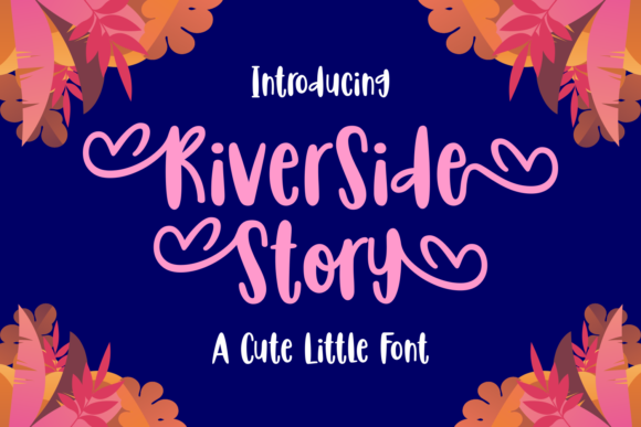 Riverside Story: A Whimsical Font for Creative Design