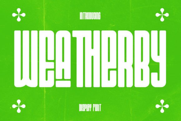 Wea Therby: The Futuristic Y2K Display Font for Modern Design